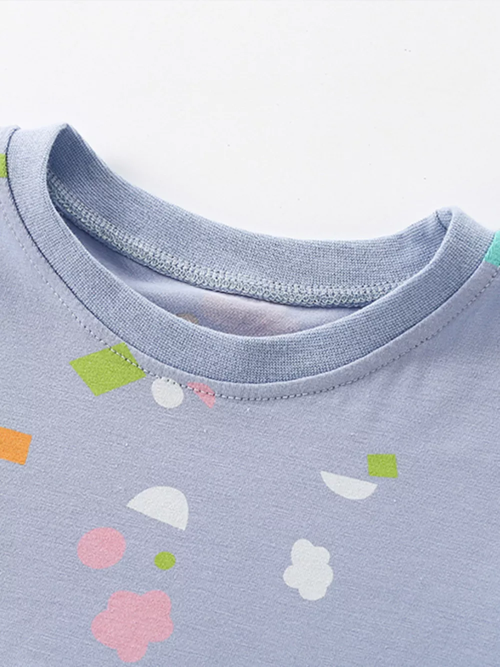 Children's Printed Short Sleeve Casual Dress, image 4