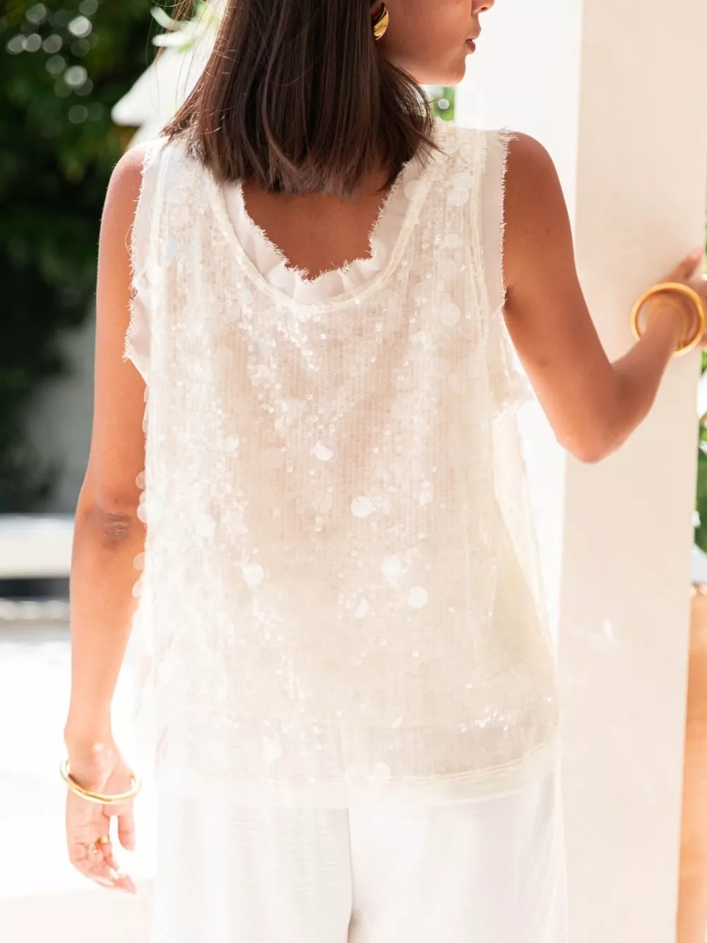 Sequin Round Neck Tank, image 20