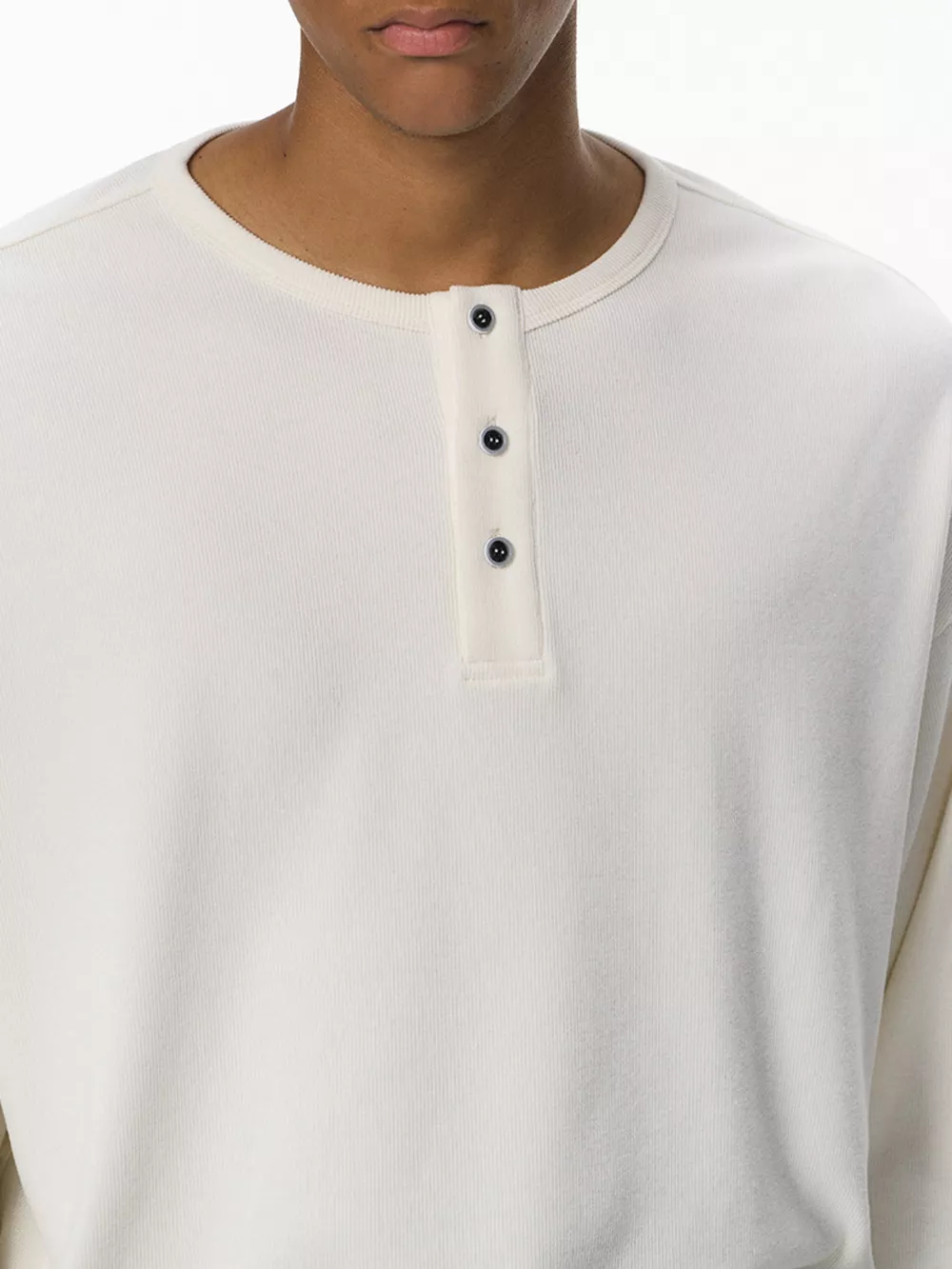 Men's Long Sleeve Henley T-Shirt, image 8