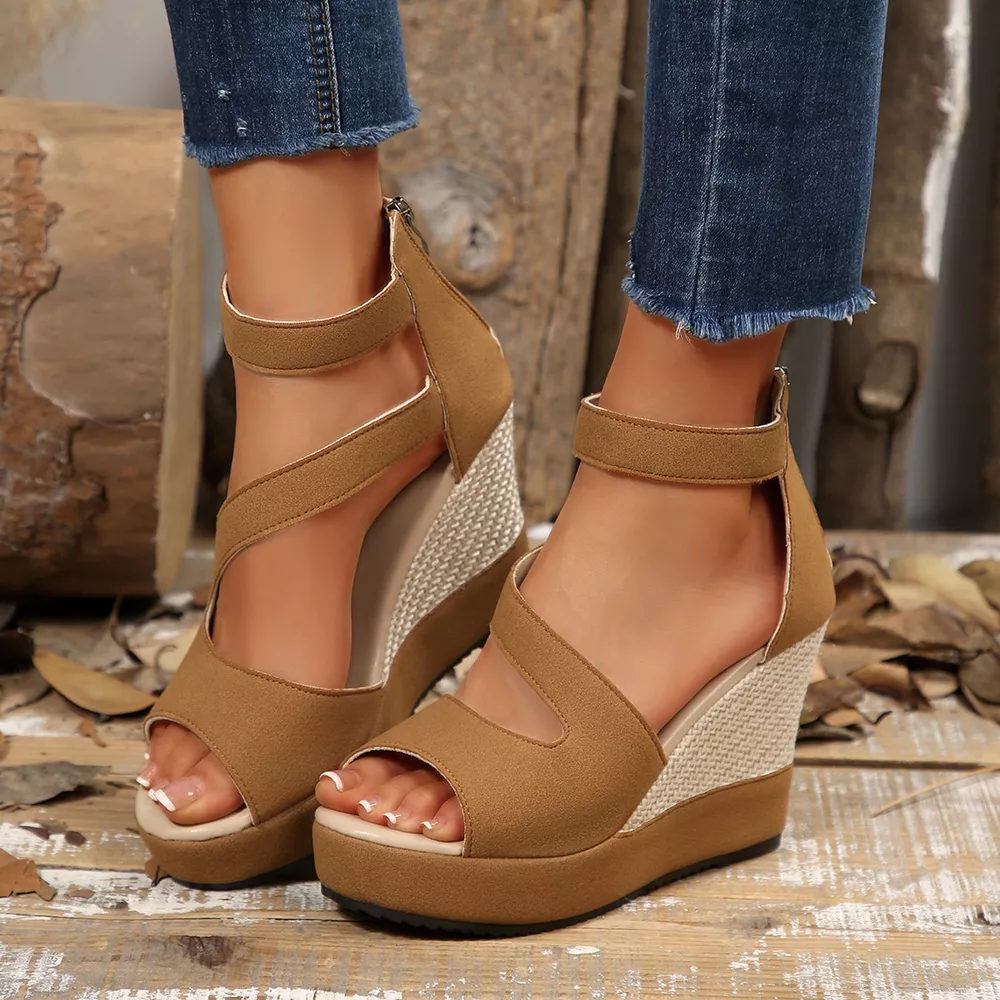 Open Toe Wedge Sandals, image 10