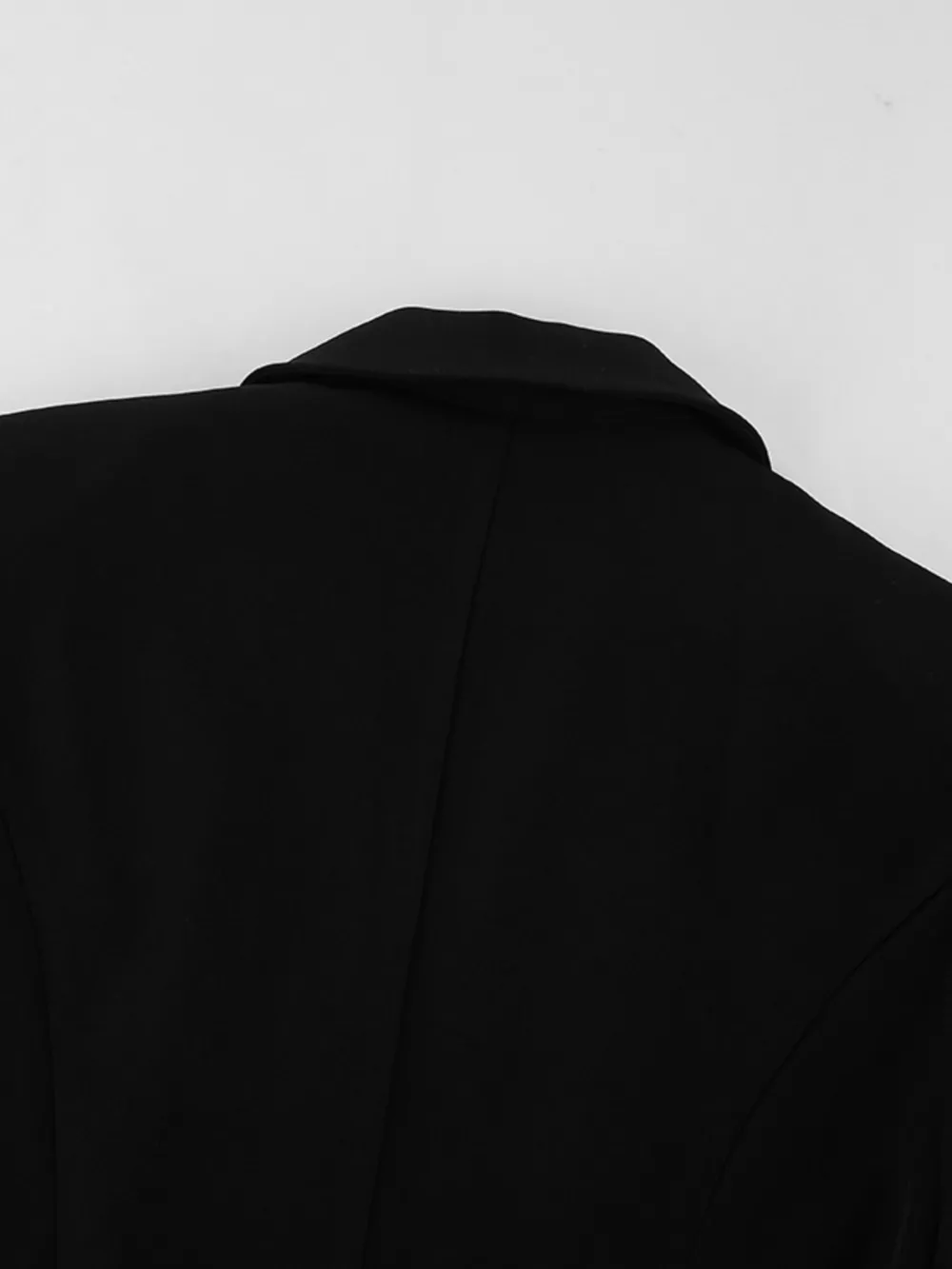 Lace Hem Lapel Collar Blazer, image 16