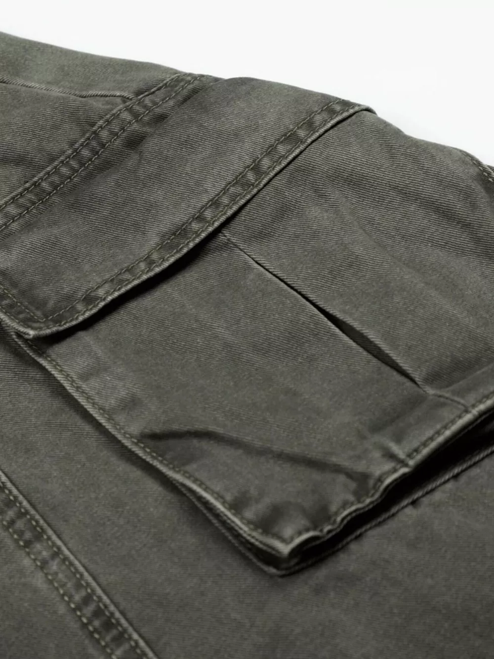 Men's Wide Leg Cargo Pants, image 3