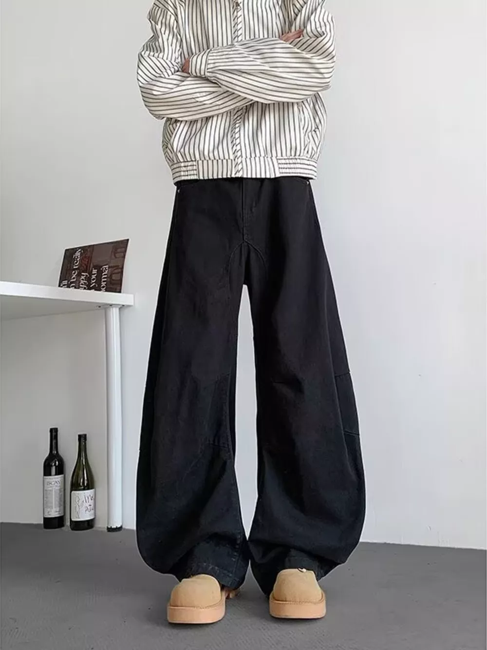 Men's Wide Leg Casual Pants