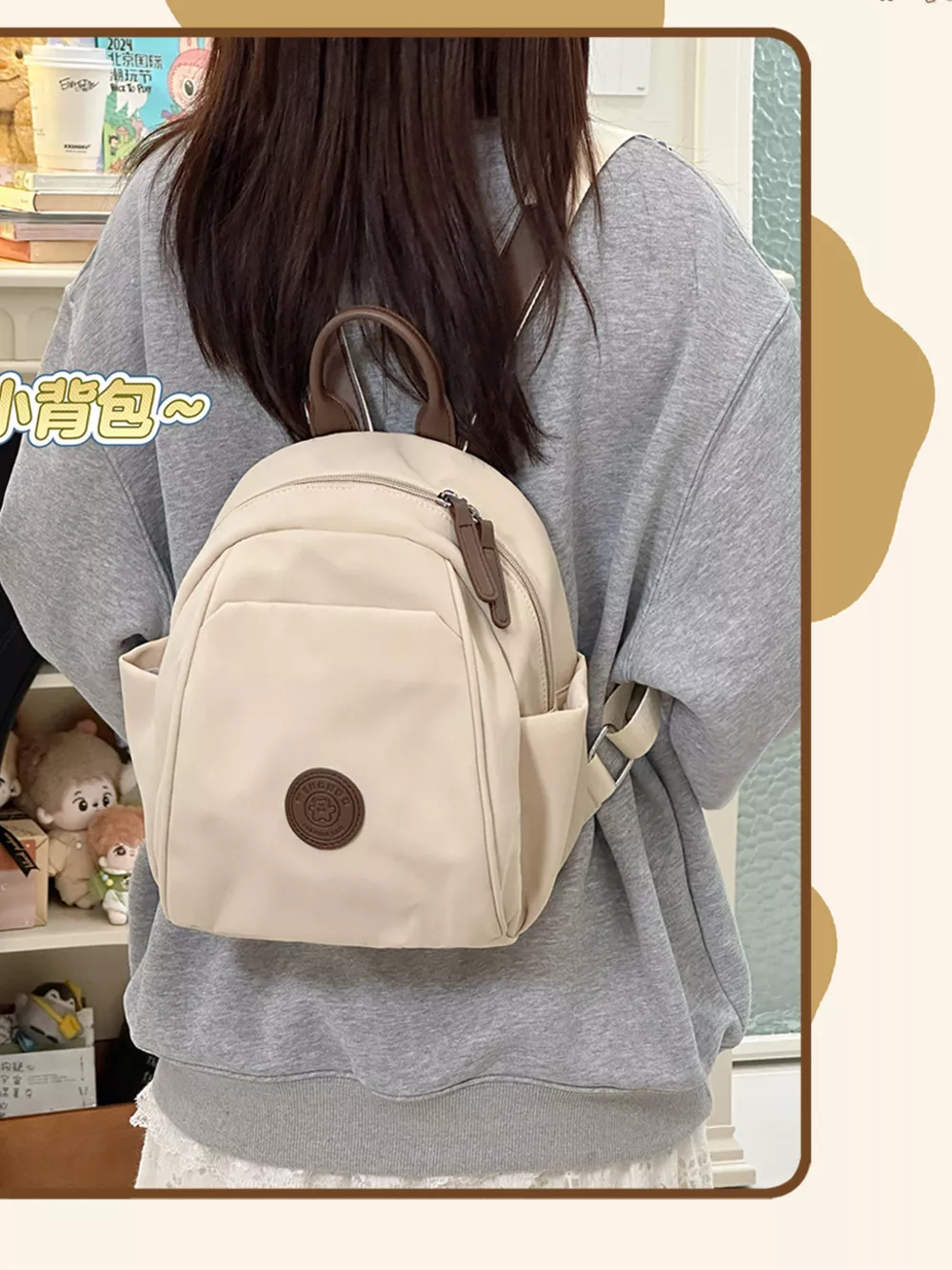 Casual Style Backpack Bag, image 4
