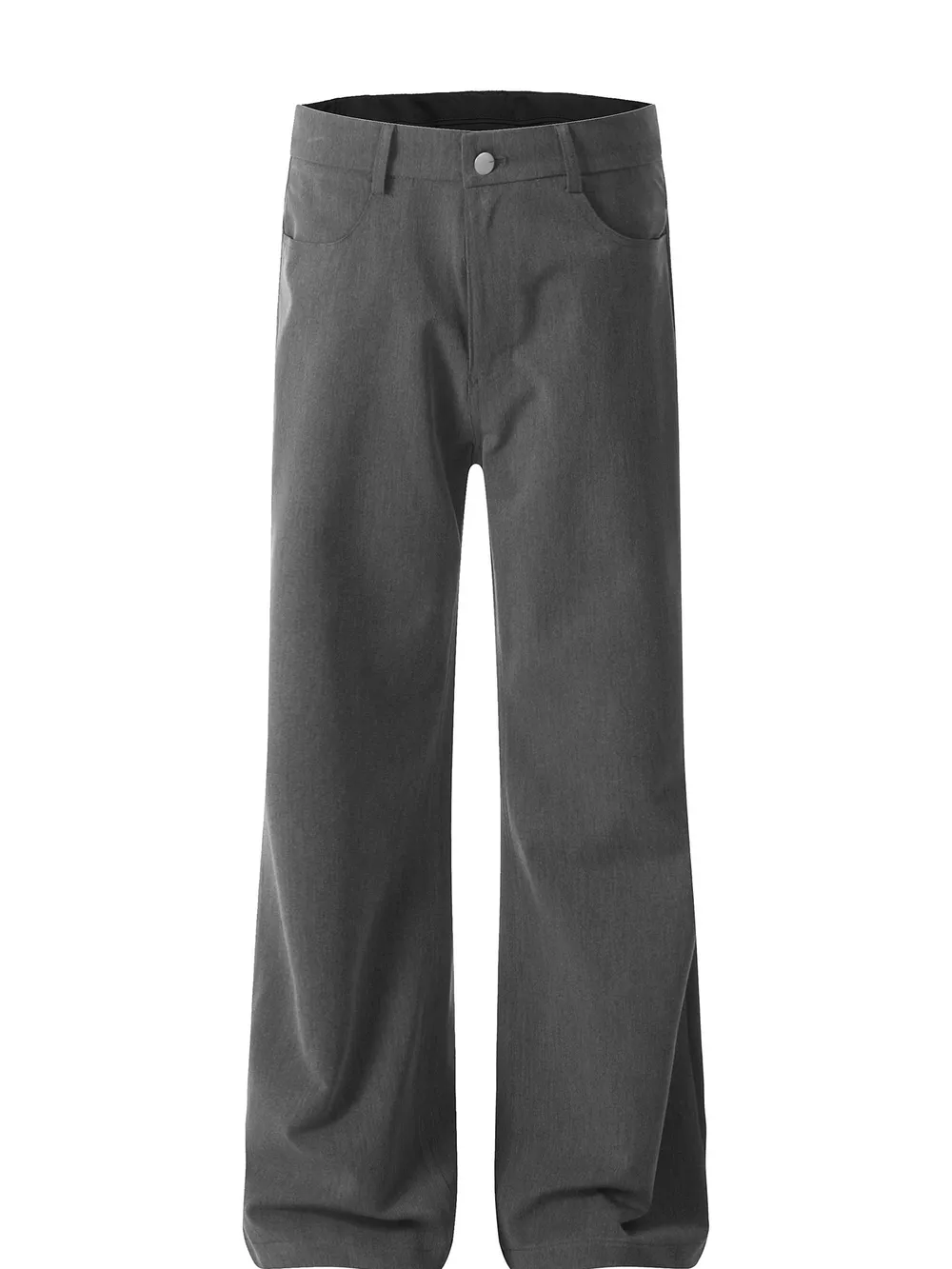 Men's High Waist Slim Bootcut Pants, image 2