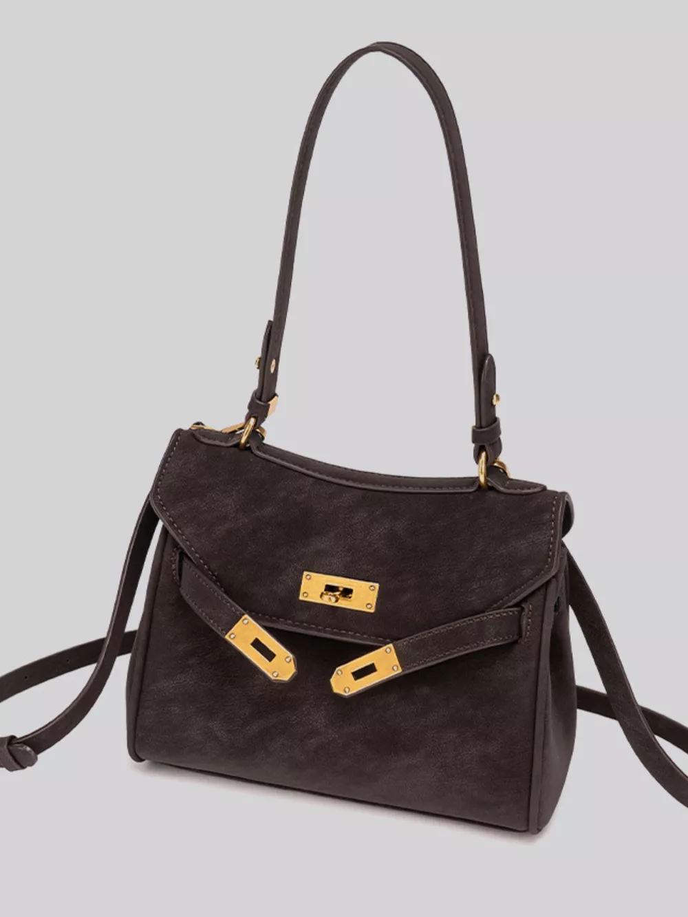 Gold-Tone Hardware Crossbody Bag, image 6