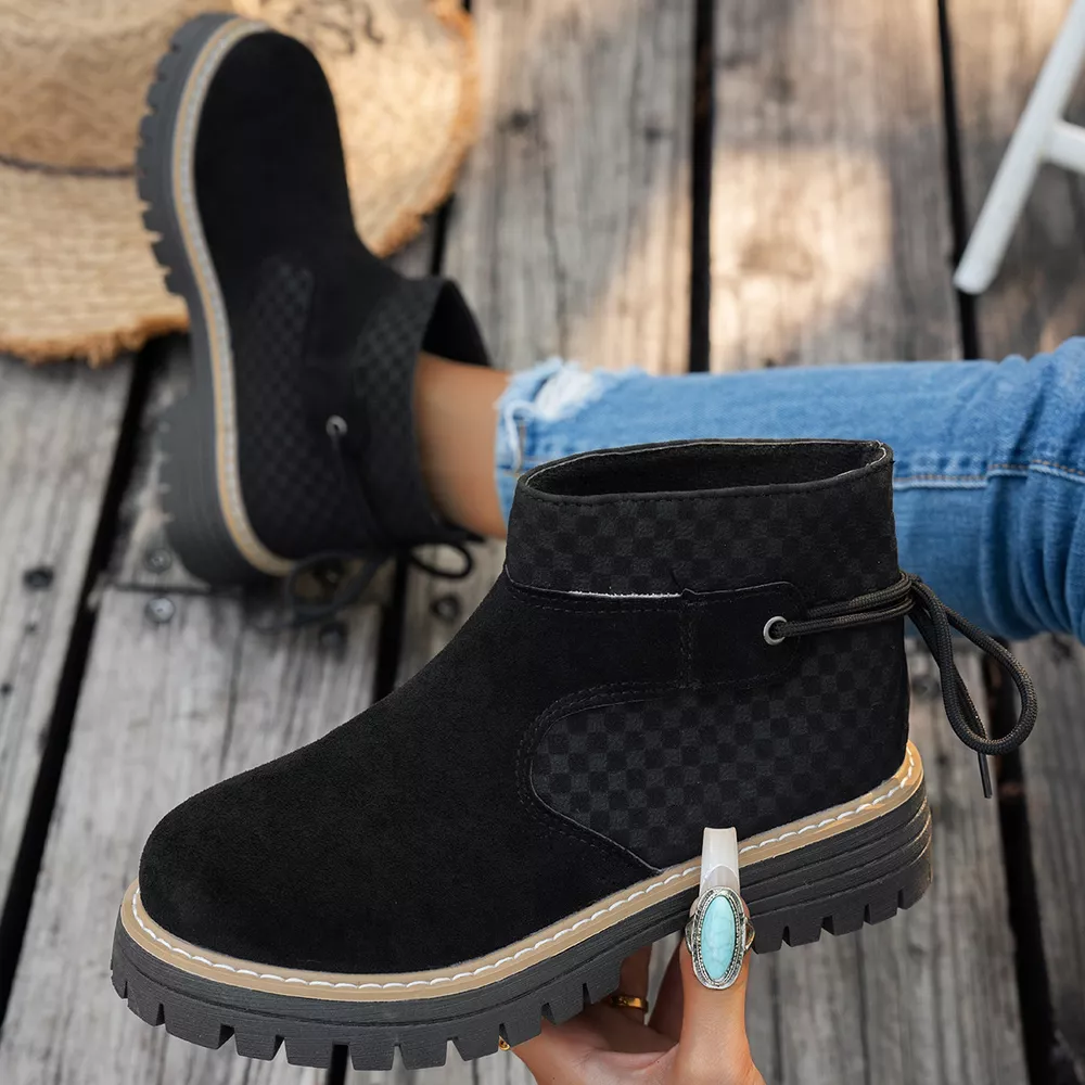Round Toe Platform Boots, image 12