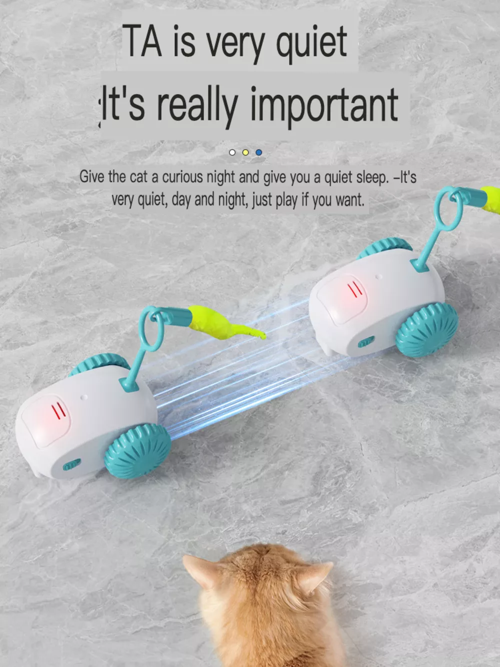 Interactive Self-Rotating Pet Teaser Toy, image 6