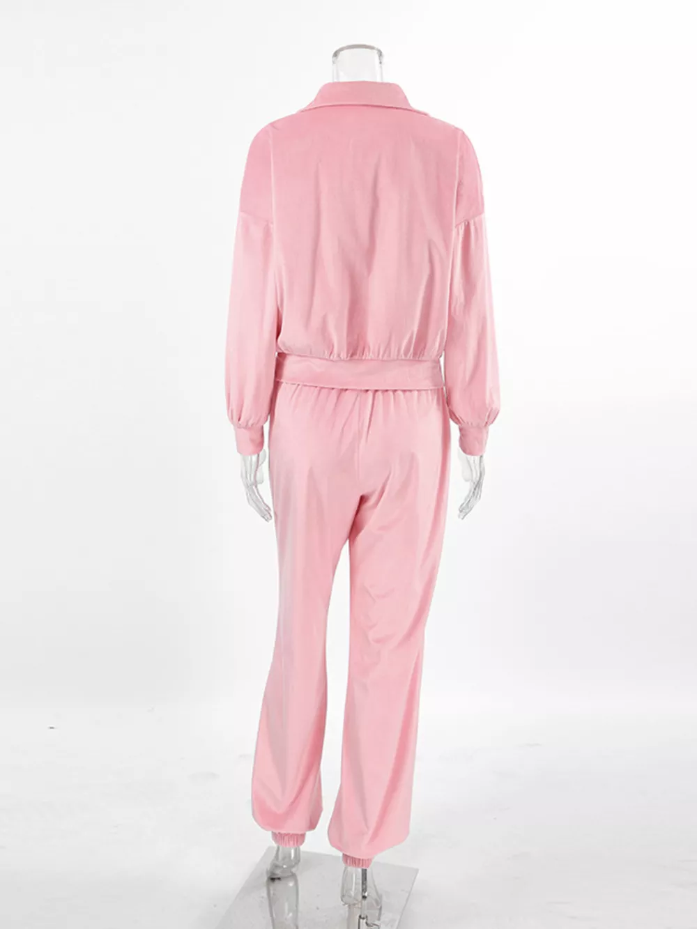 Quarter Zip Long Sleeve Top and Pants Set, image 6