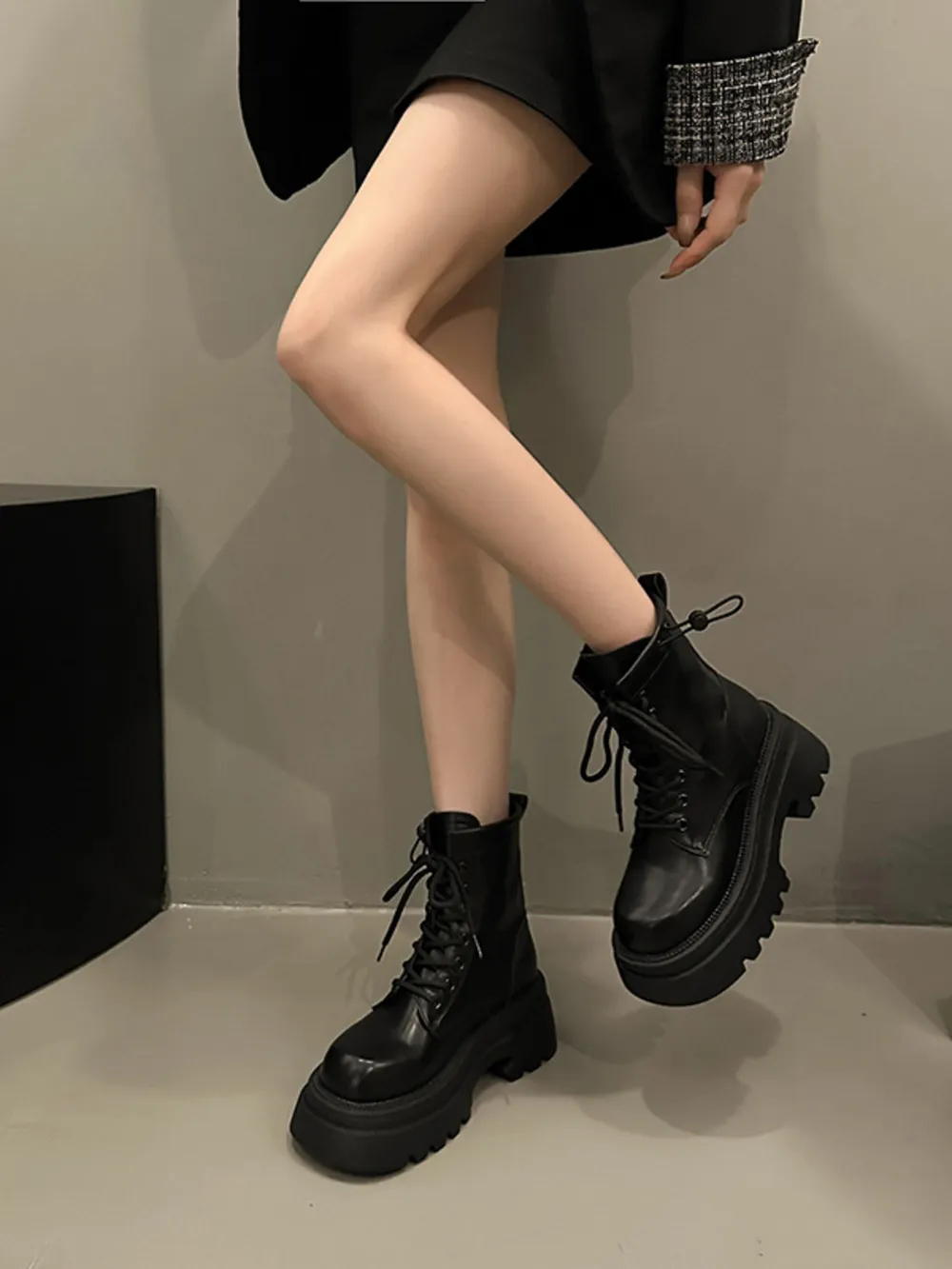 Lace Up Platform Boots, image 5