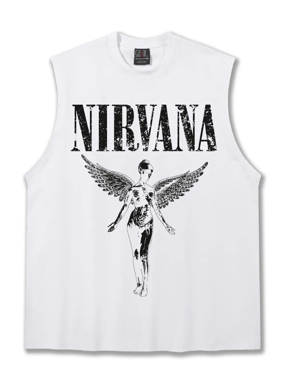 Men's Graphic Round Neck Tank, image 5