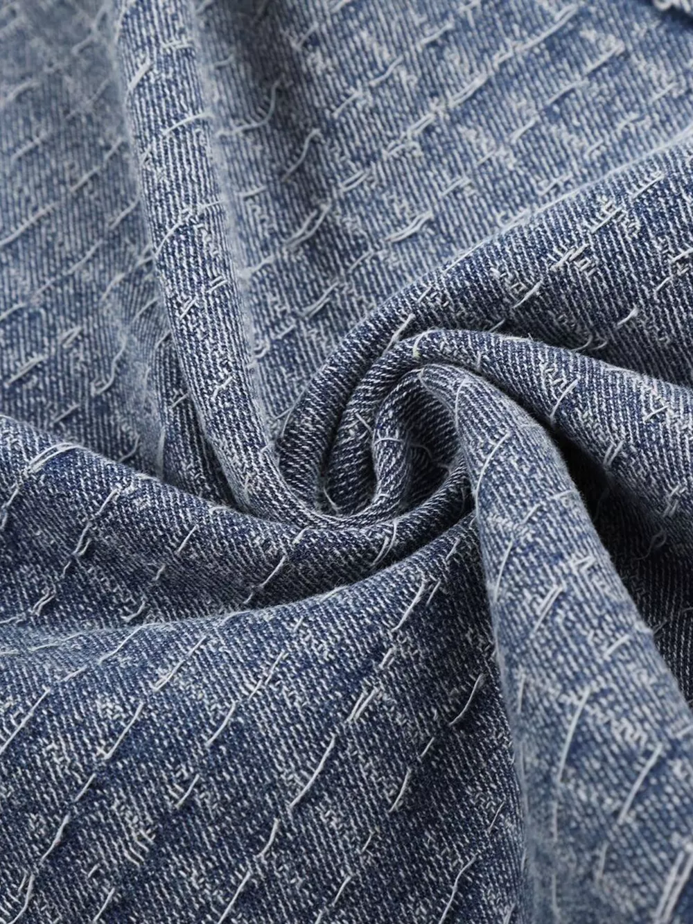 Men's Wide Leg Denim Capris, image 8