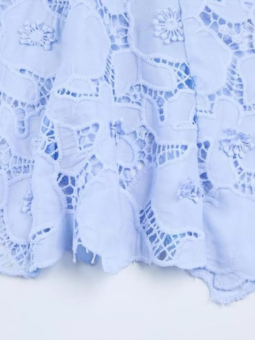 Floral Lace Short Sleeve Midi Dress, image 21
