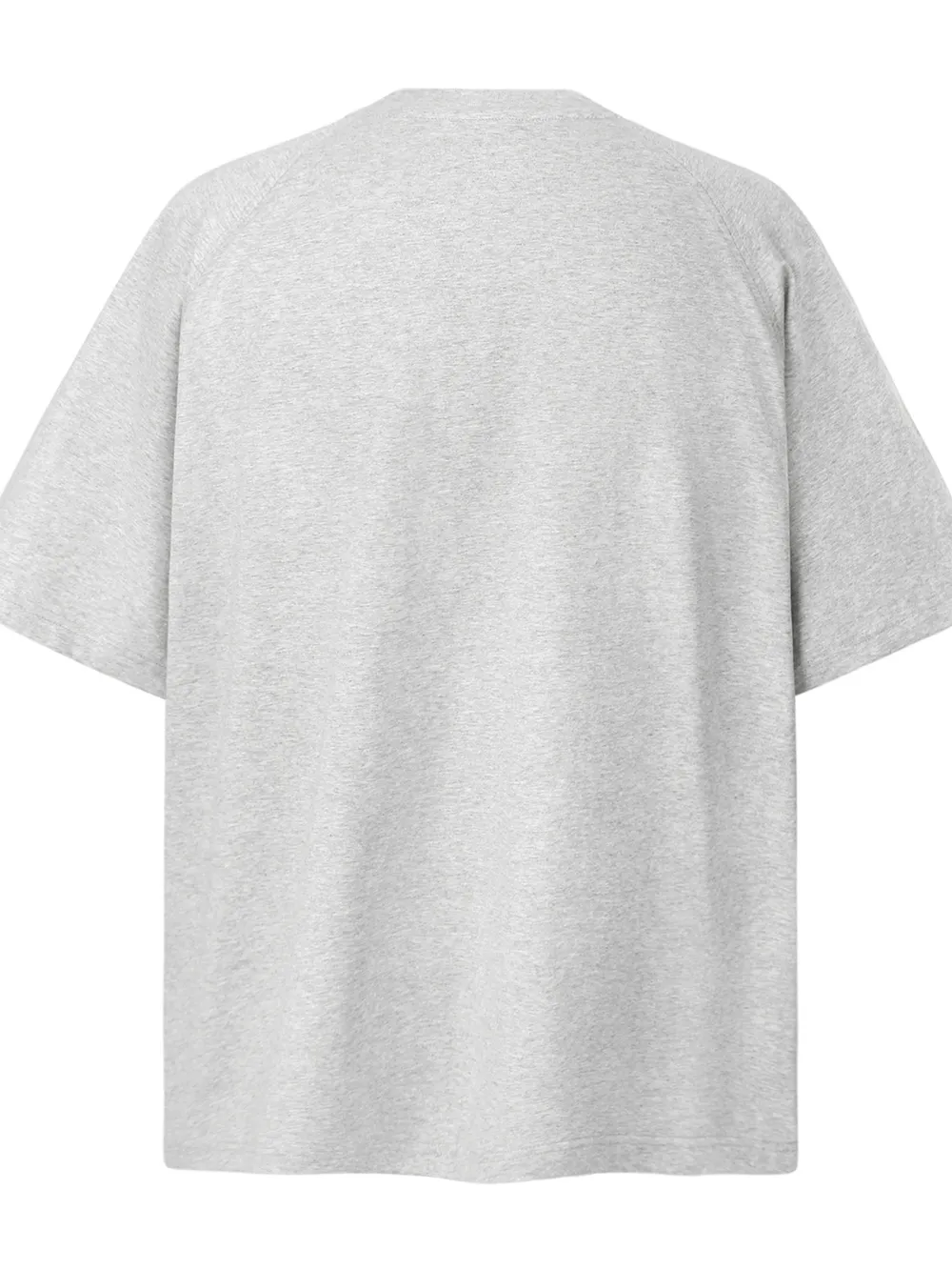 Men's Letter Round Neck Oversized T-Shirt, image 3