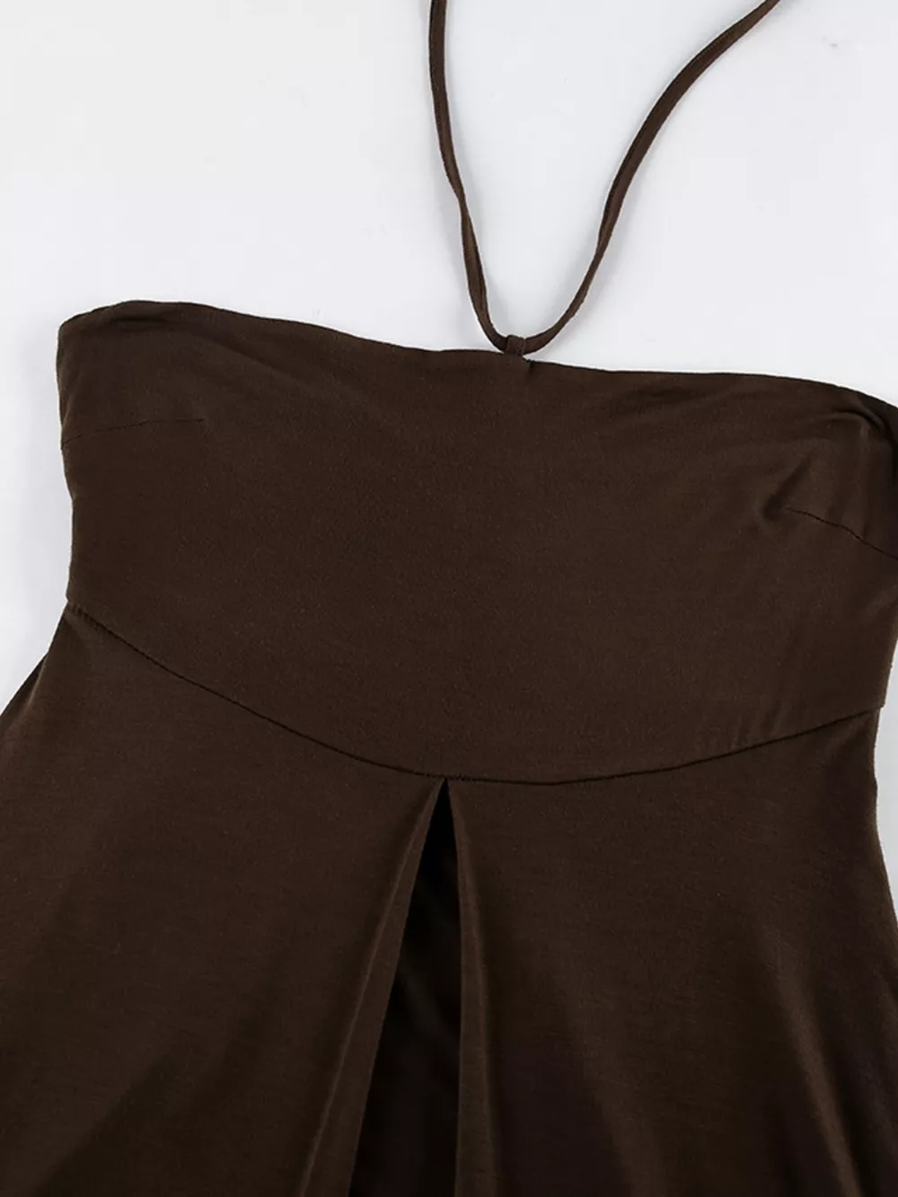 Halter Neck Split Longline Cami, image 7