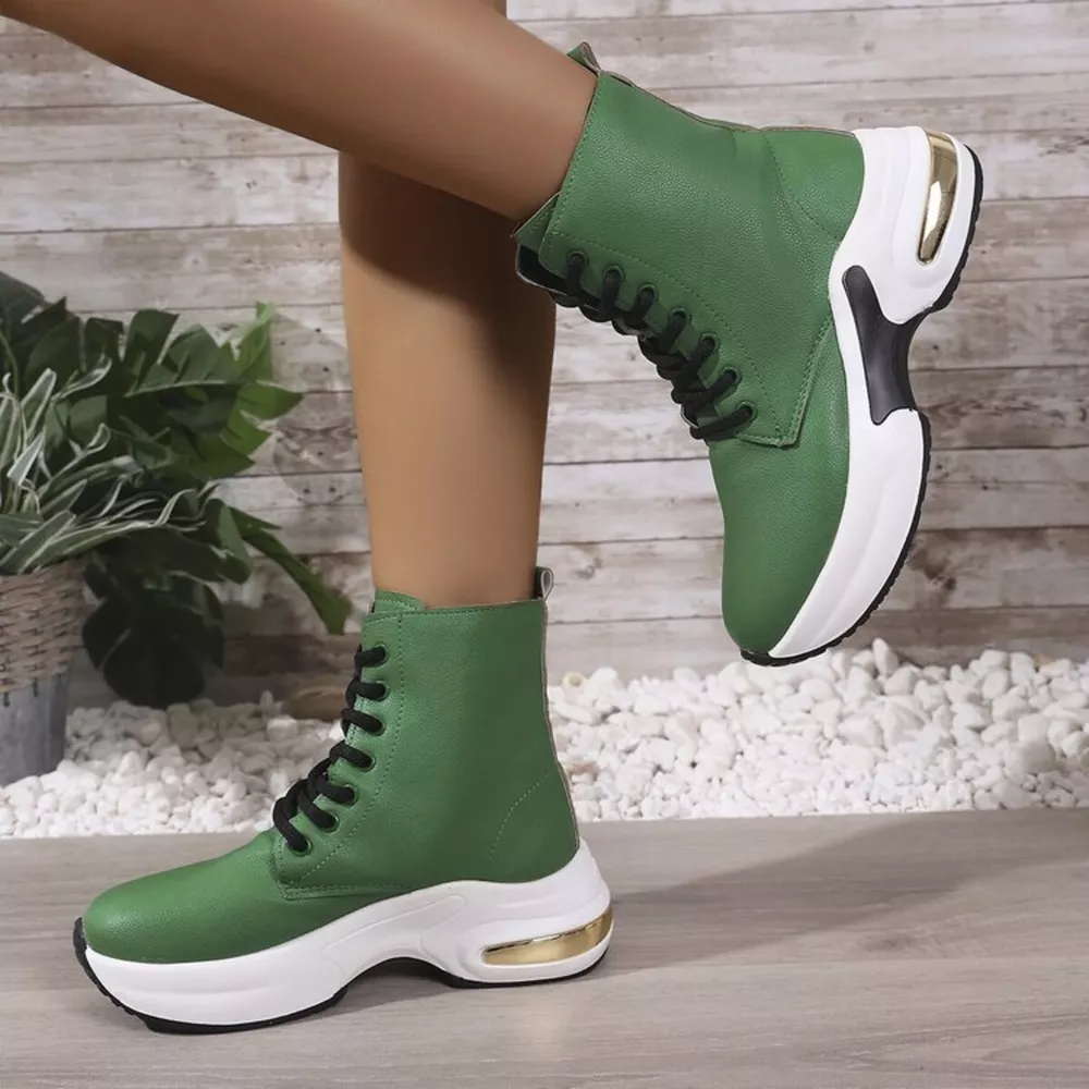 Lace Up Platform Ankle Boots, image 8