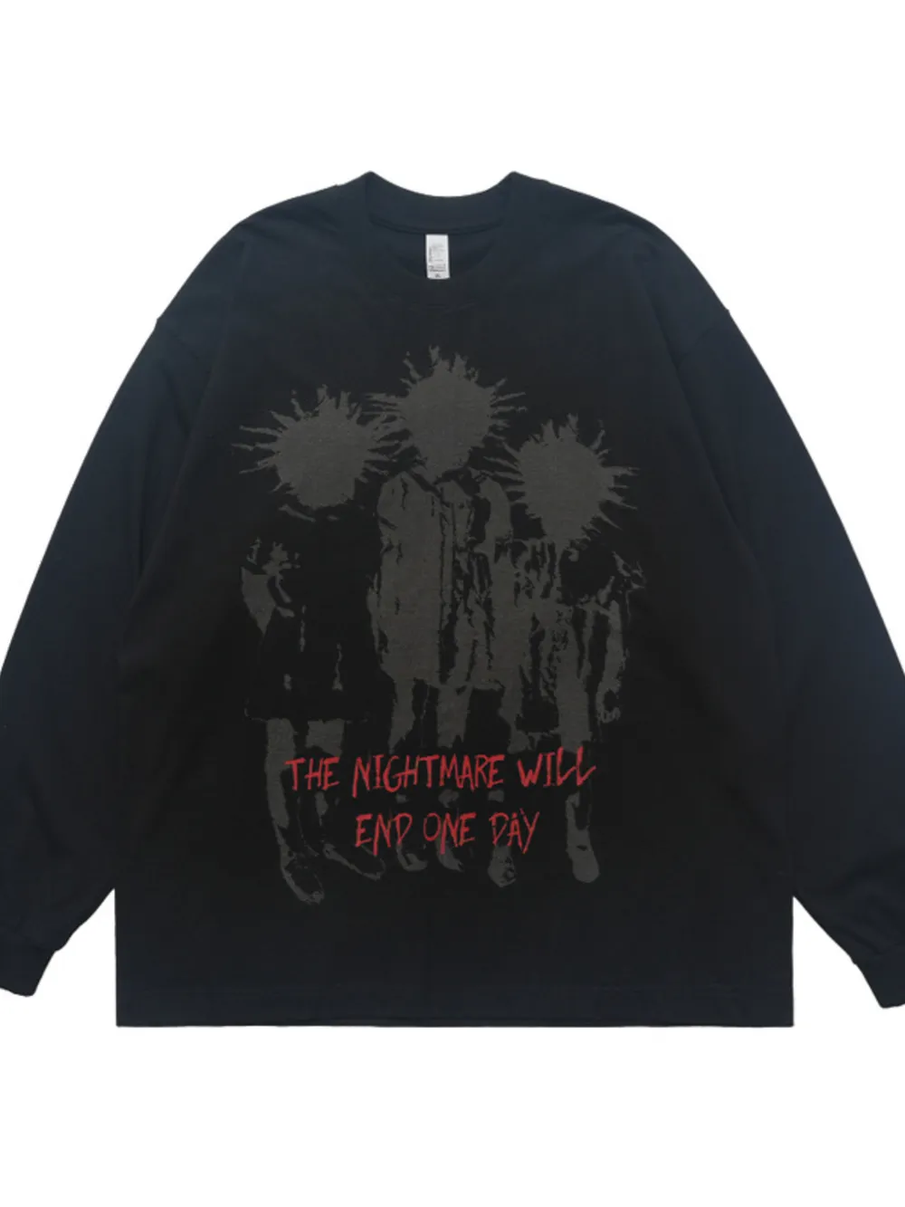 Men's Plus Size Graphic Long Sleeve T-Shirt, image 4
