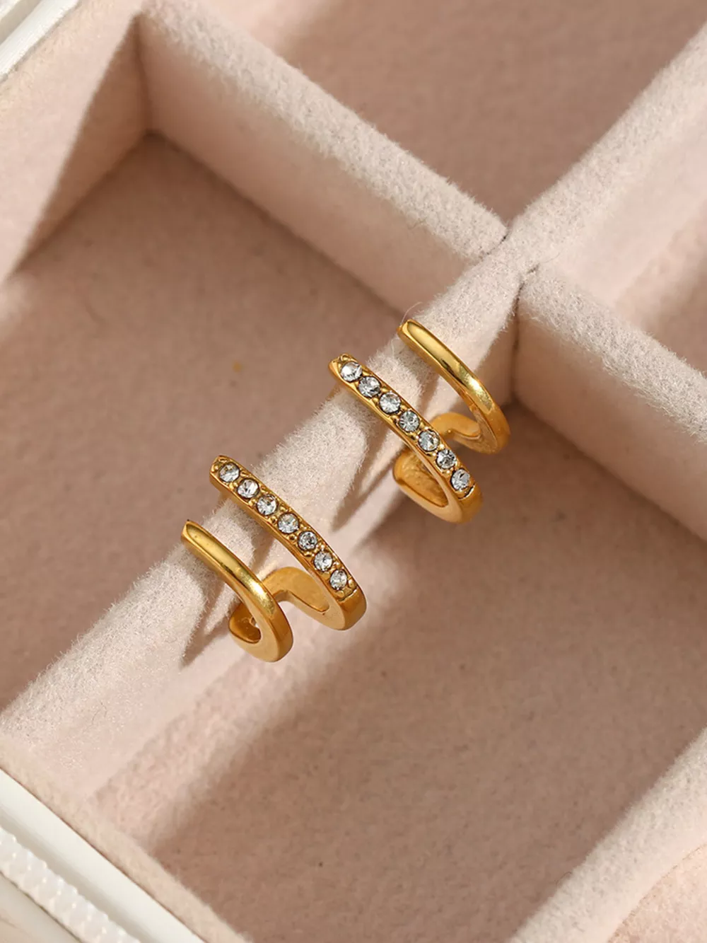Double-Layer Hoop Earrings