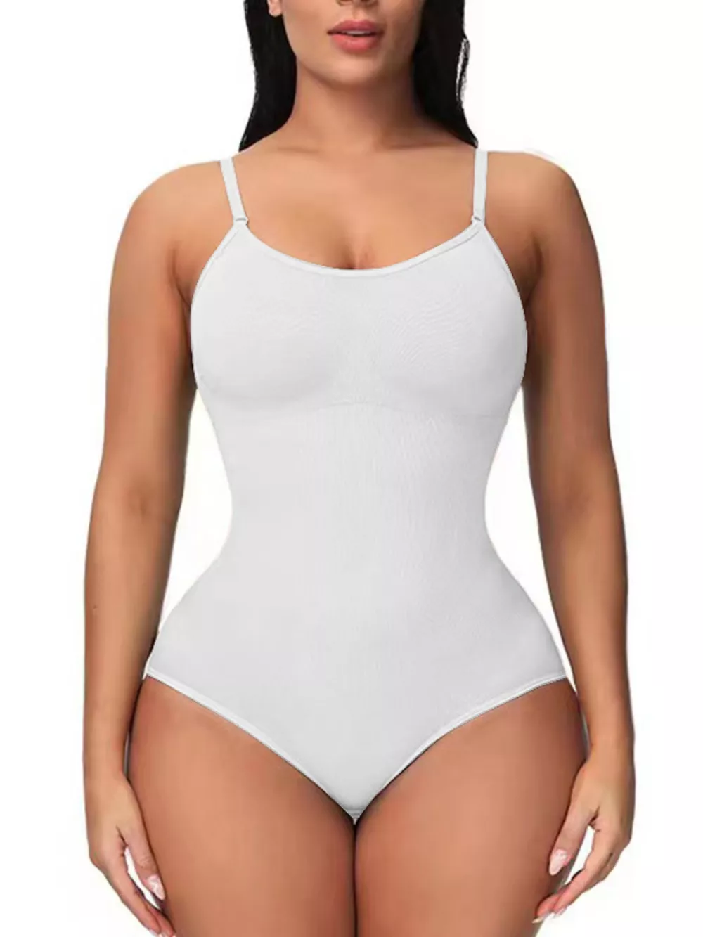 Full Size Seamless Scoop Neck Shaping Bodysuit Plus Size, image 9