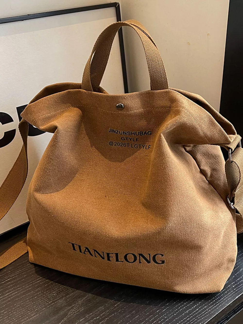 Casual Canvas Handbag, image 5