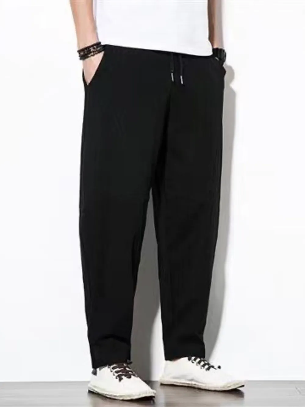 Men's Full Size Loose Fit Pants Plus Size