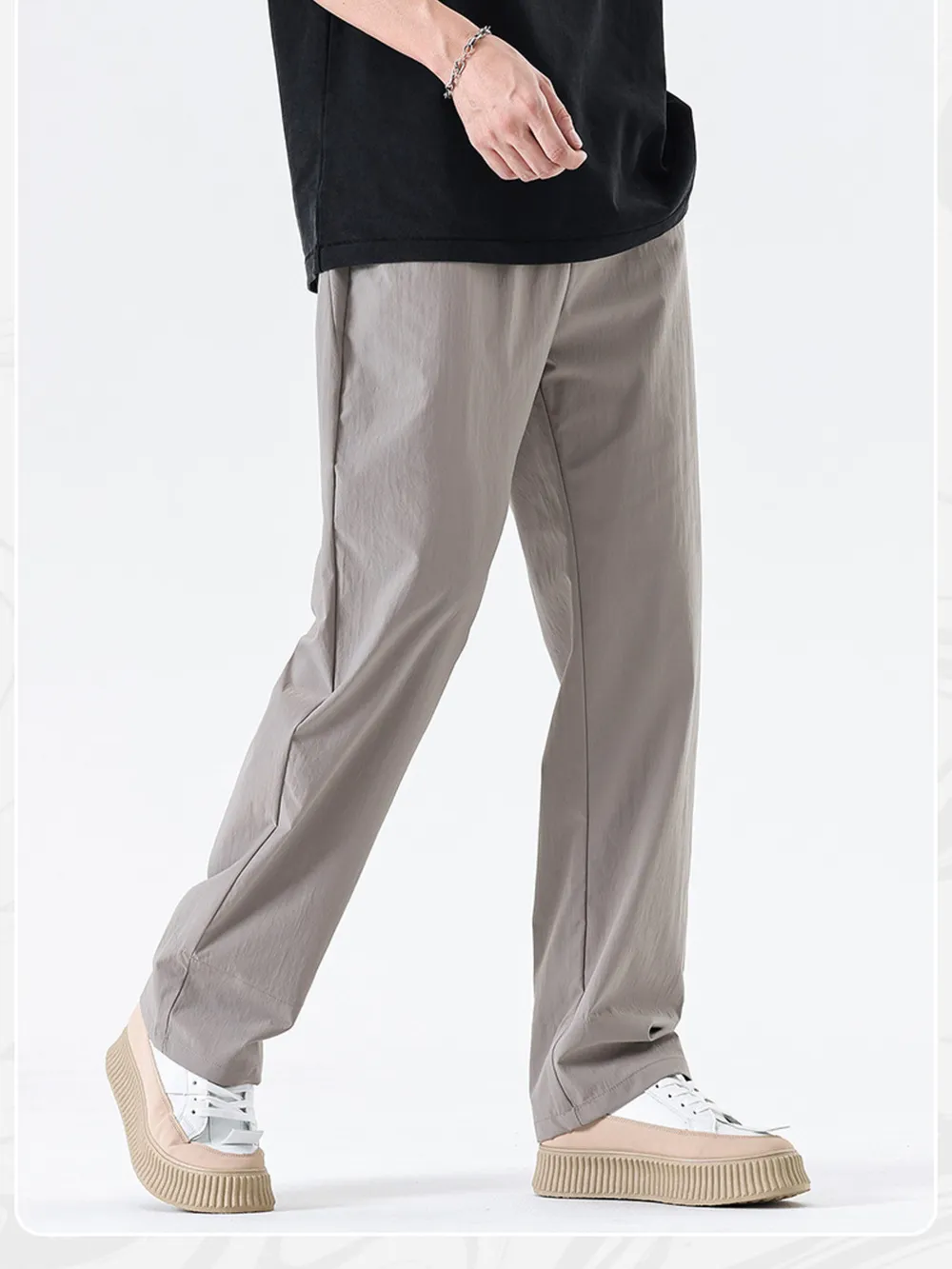 Men's Full Size Wide Leg Pants Plus Size, image 4