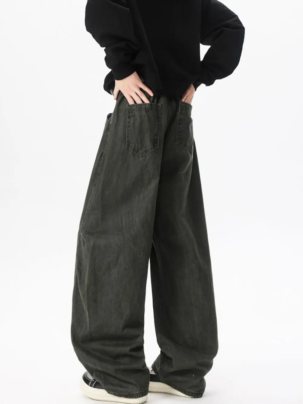 Men's Wide Leg Jeans, image 7