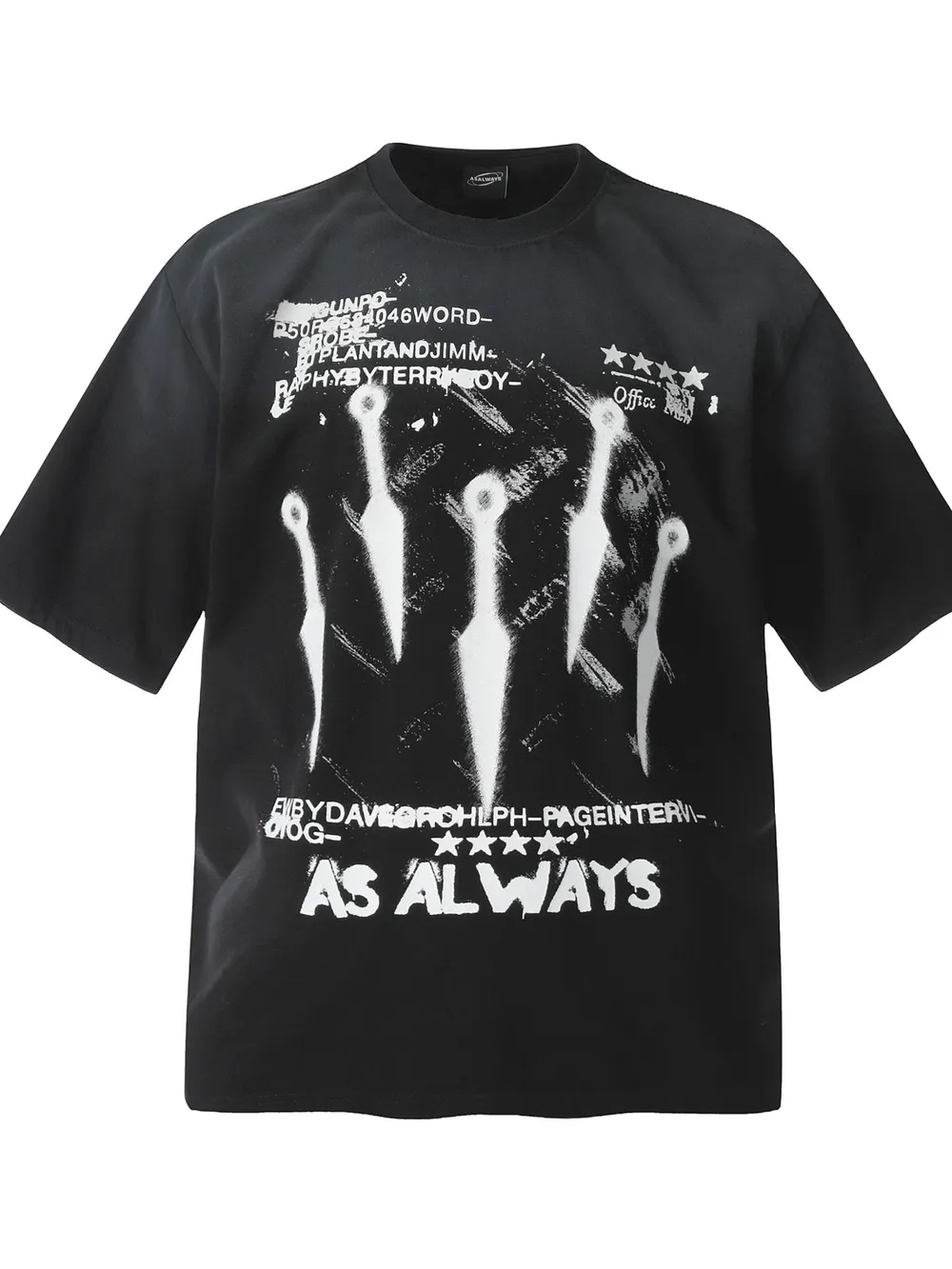 Men's Graphic Oversized Urban Street T-Shirt