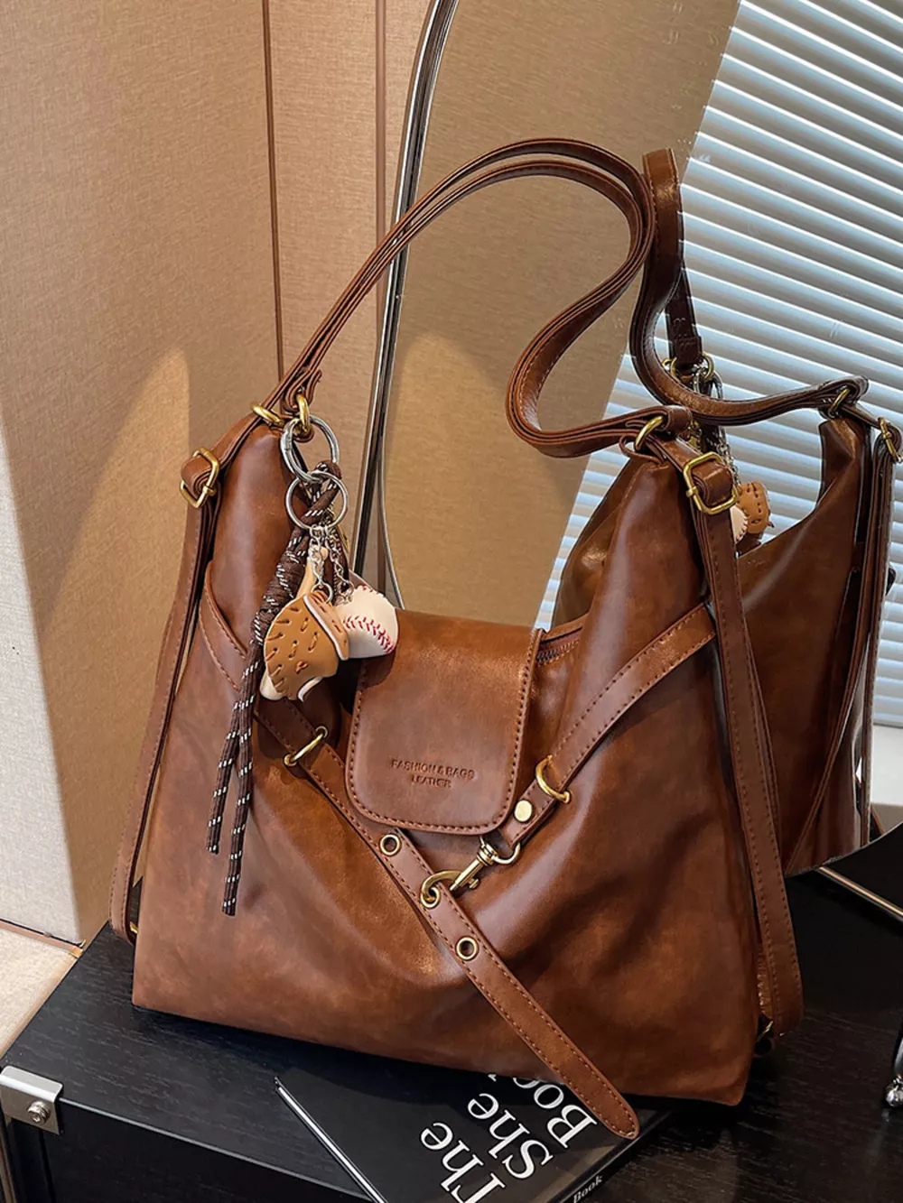 Adjustable Strap Convertible Bag, image 4