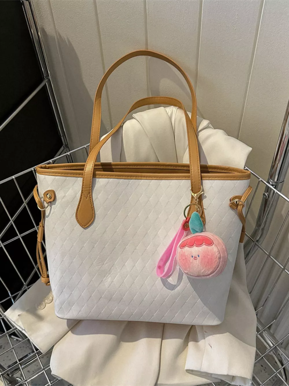 Woven Pattern Tote Bag, image 10