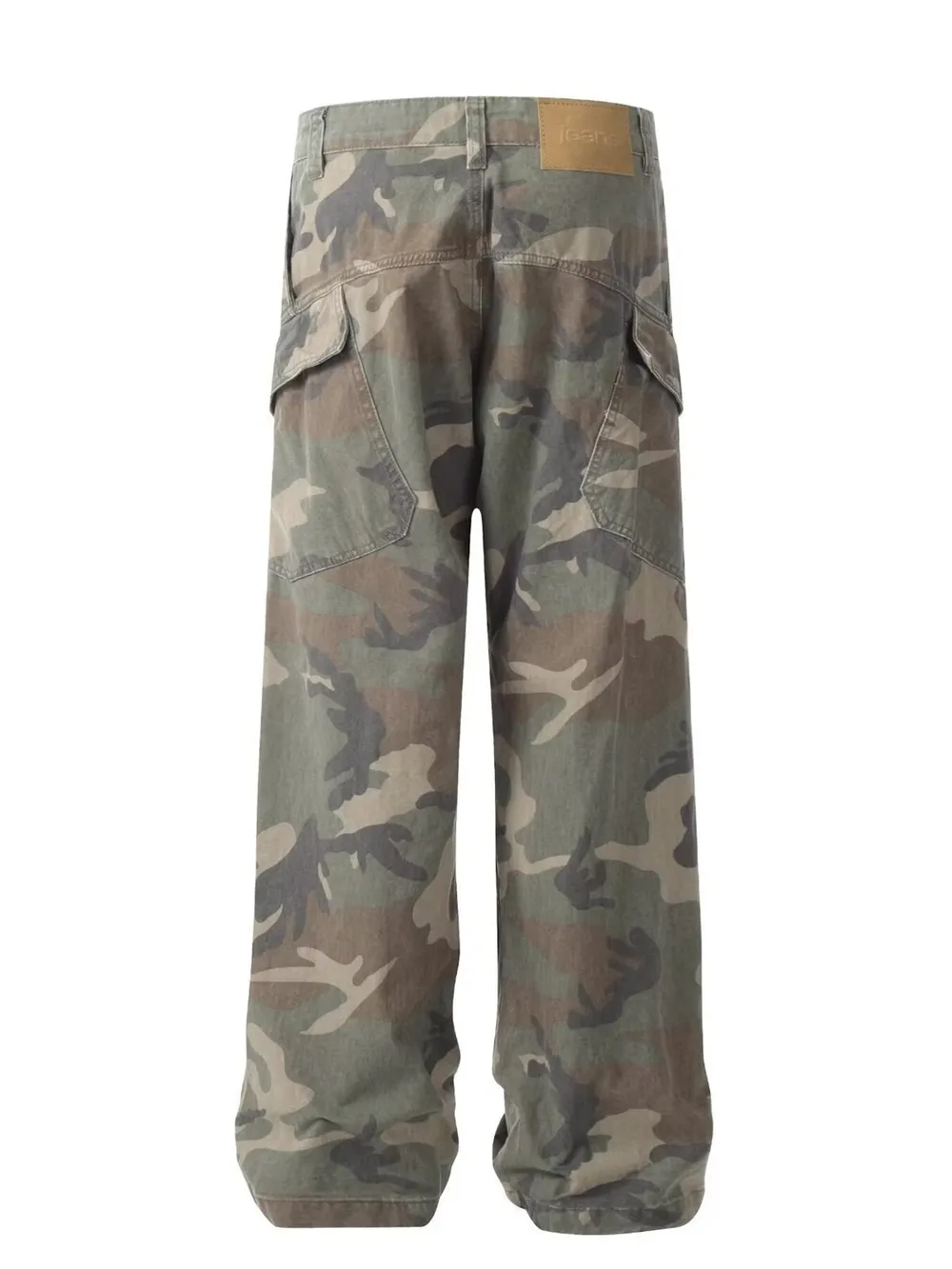 Men's Full Size Camouflage Cargo Jeans Plus Size, image 7