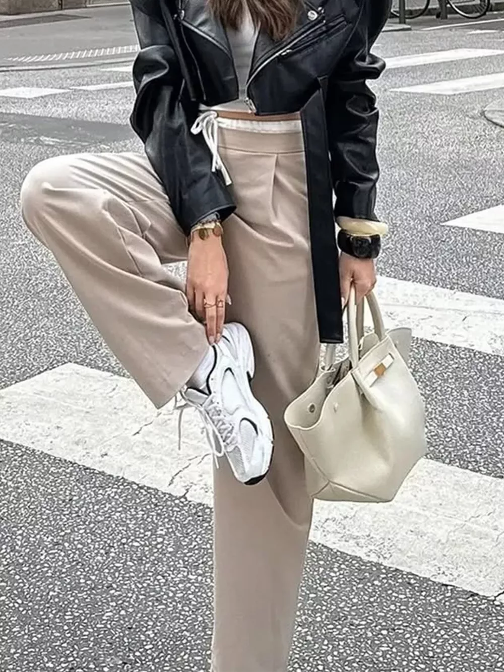 Wide-Leg Pants with Drawstring Waist, image 5