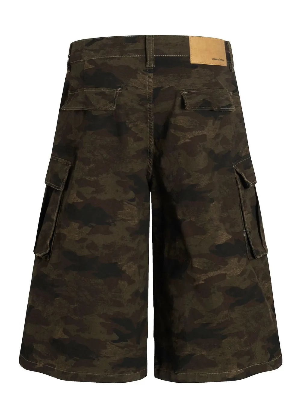 Men's Camouflage Cargo Wide Leg Shorts, image 3