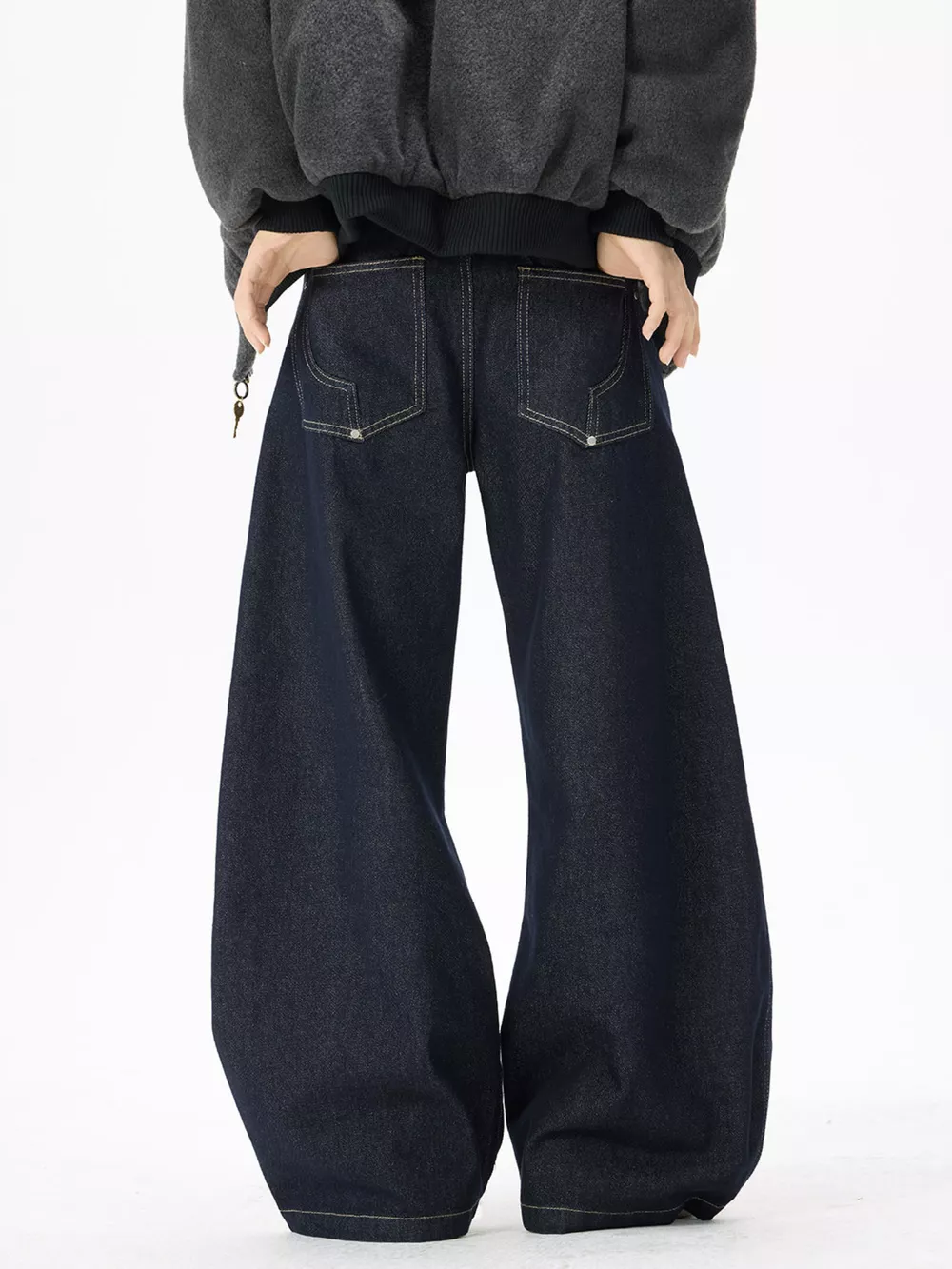 Men's Wide Leg Jeans, image 3
