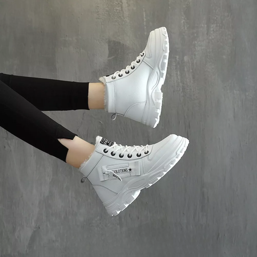 Lace Up Warm Ankle Boots, image 4