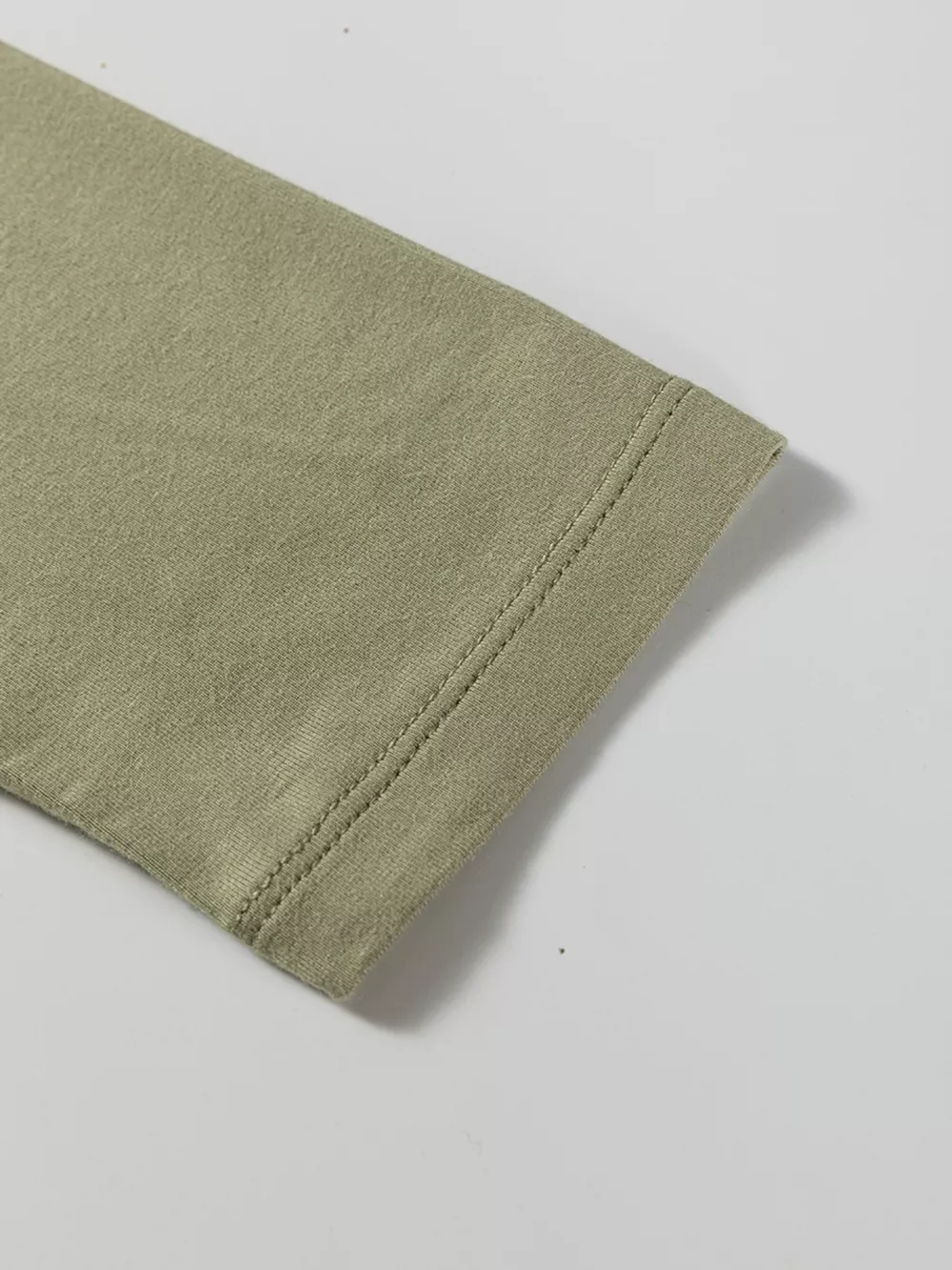 Solid Color Long Sleeve Fitted Top, image 9