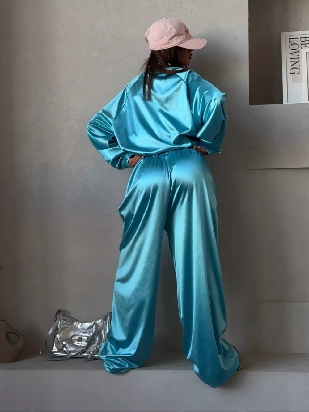Zip Up Raglan Sleeve Jacket and Pants Set, image 19