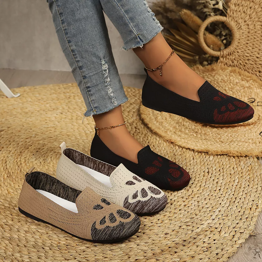 Breathable Knitted Slip-Ons, image 2