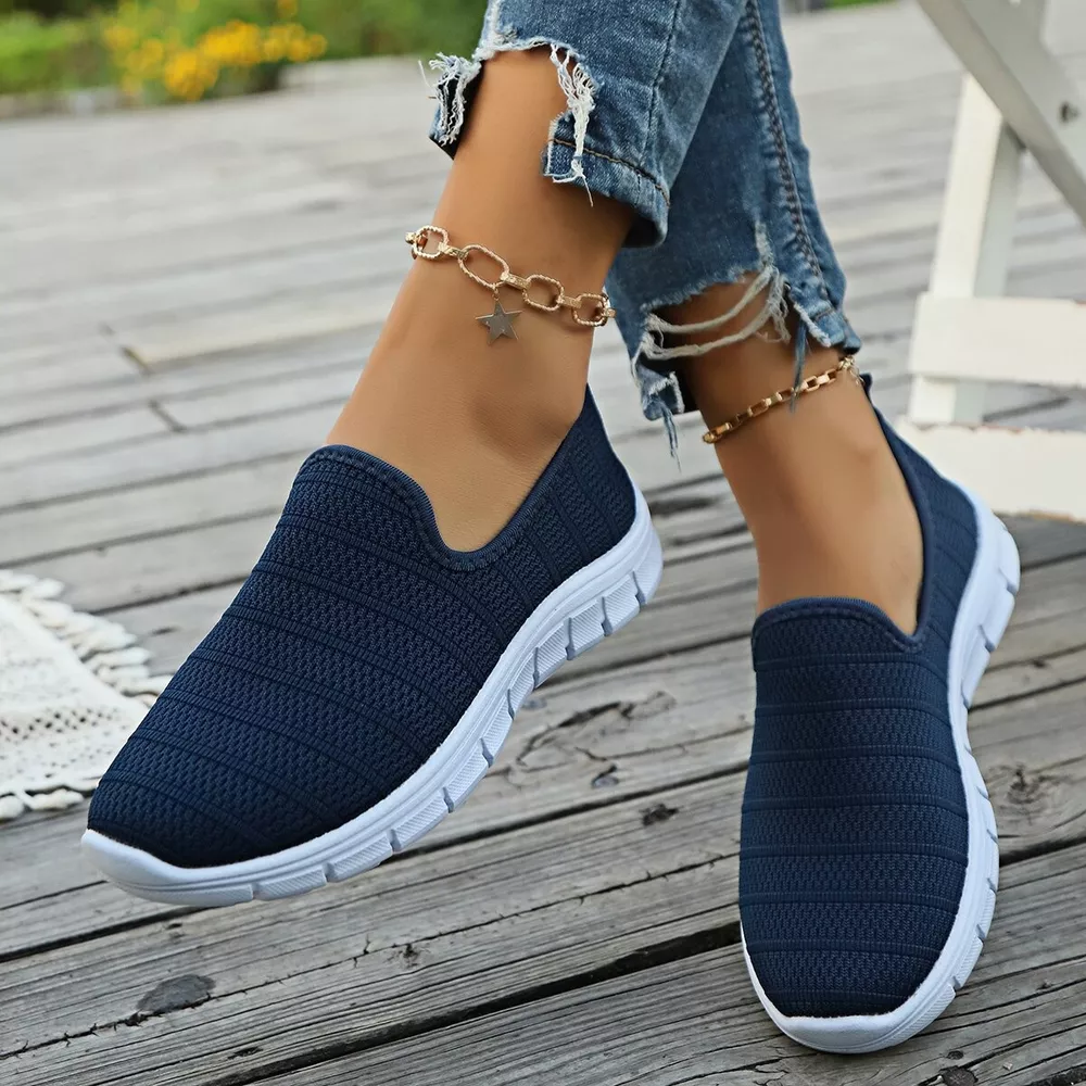 Round Toe Mesh Slip-Ons, image 16