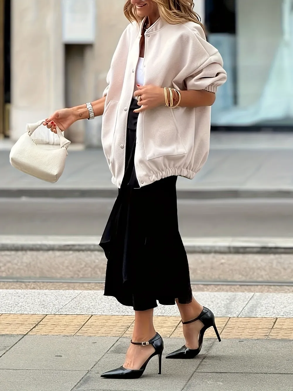 Button Up Long Sleeve Jacket, image 3