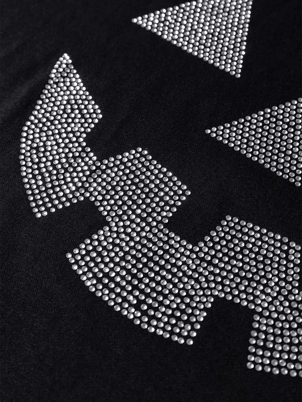 Halloween Rhinestone Pumpkin Face Contrast Ribbed Long Sleeve Patchwork Top, image 5