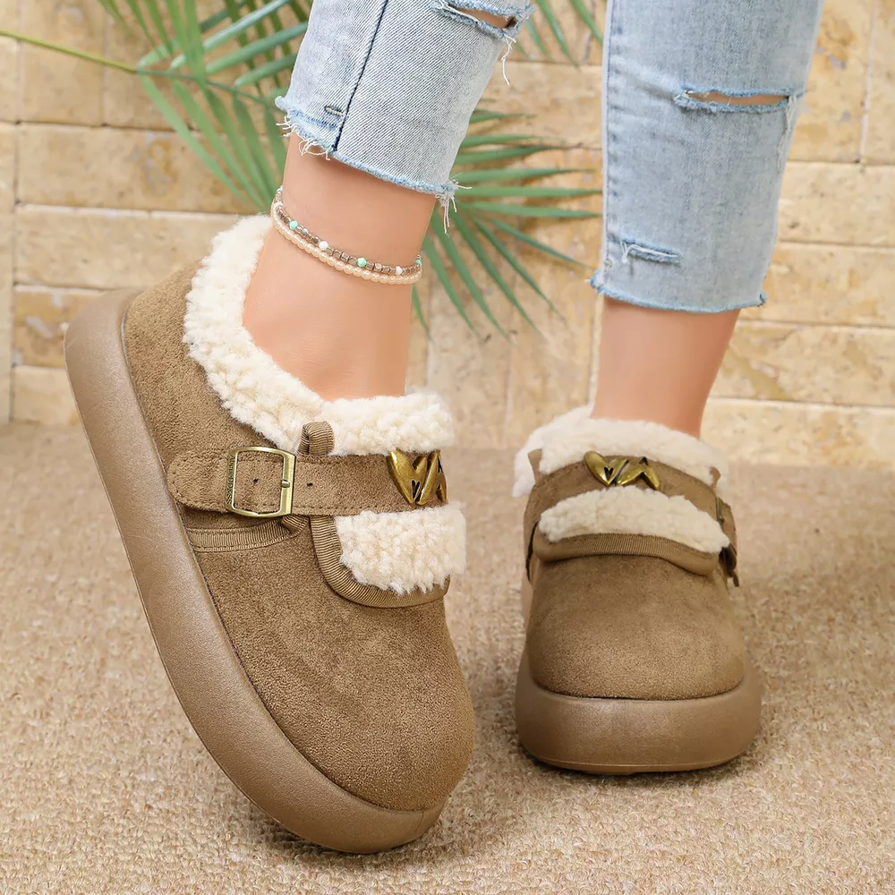 Round Toe Platform Ankle Boots, image 9
