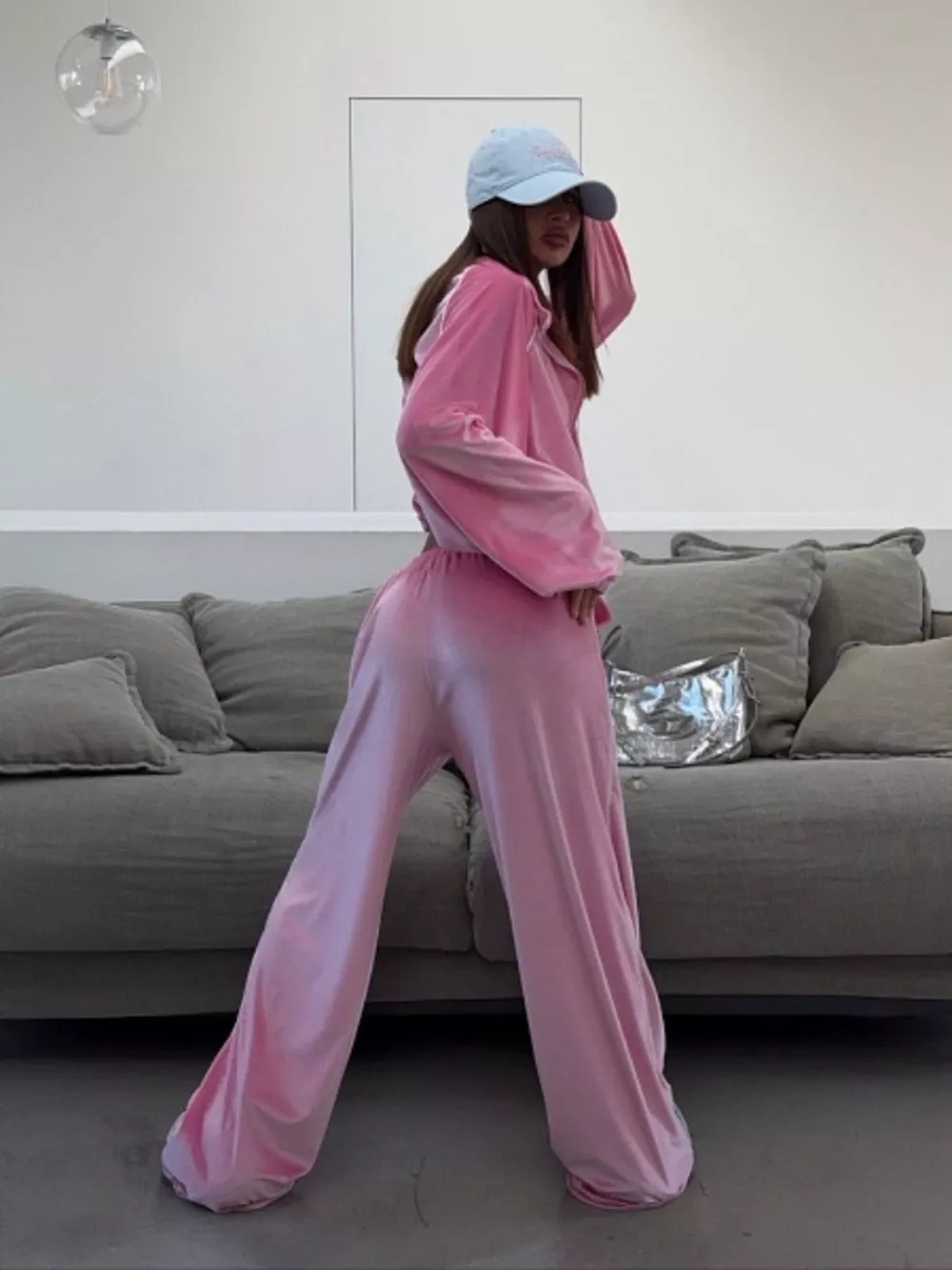Zip Up Long Sleeve Top and Pants Set, image 15