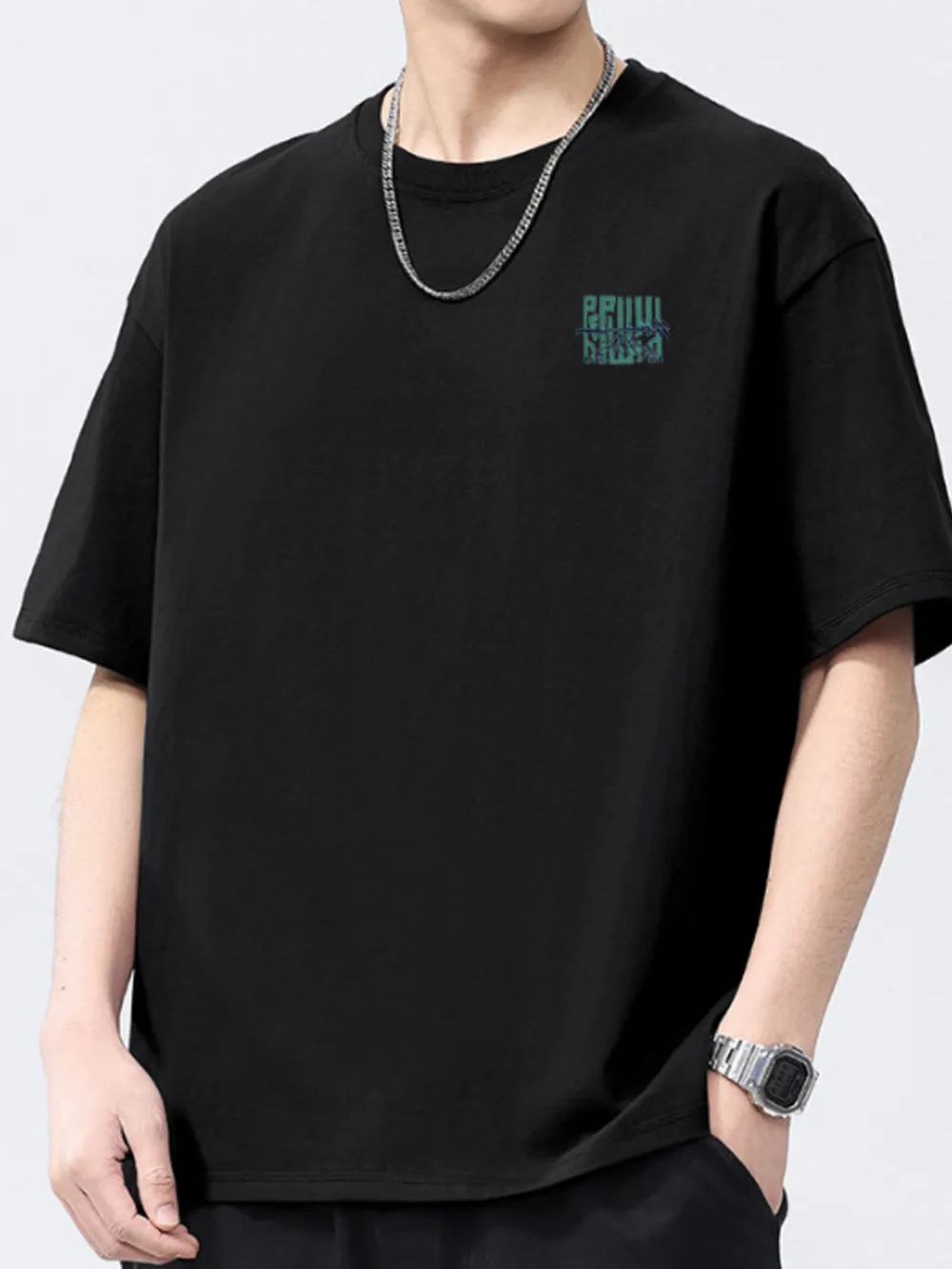 Men's Full Size Oversized Short Sleeve T-Shirt Plus Size