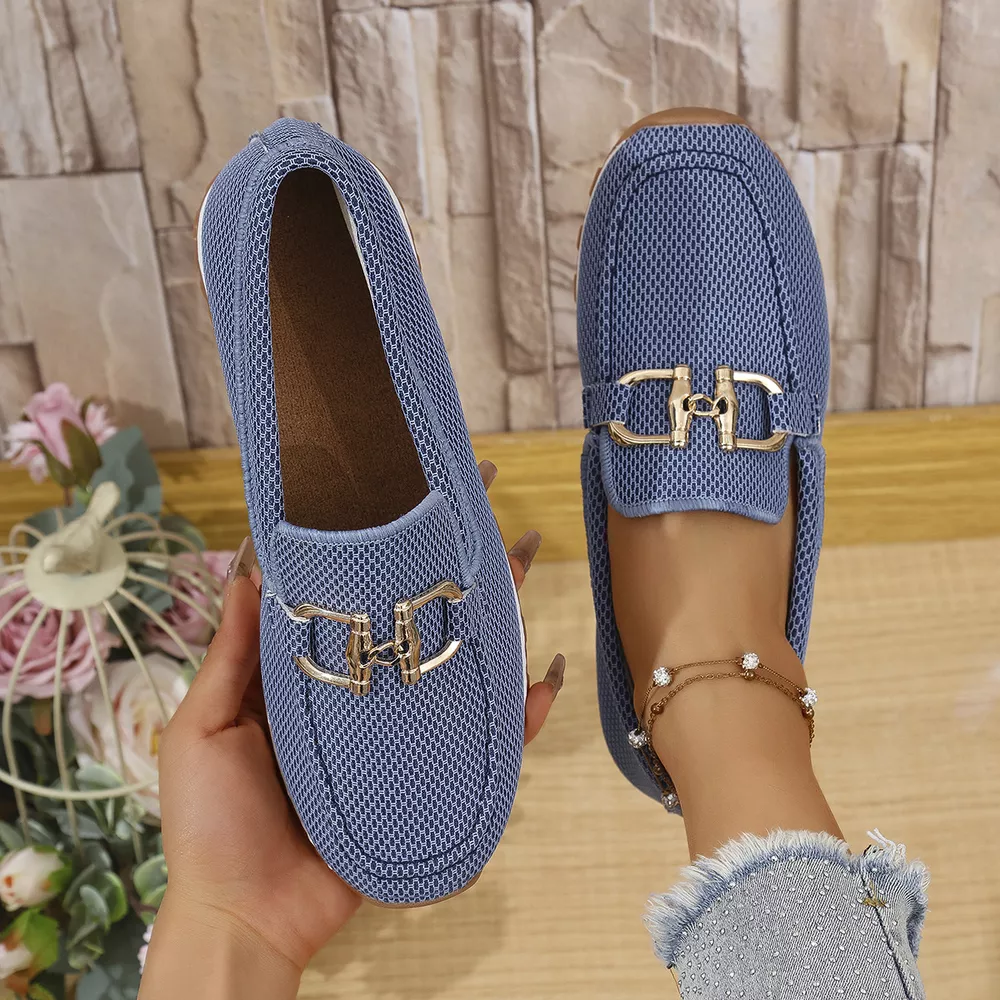 Mesh Round Toe Slip-Ons, image 7