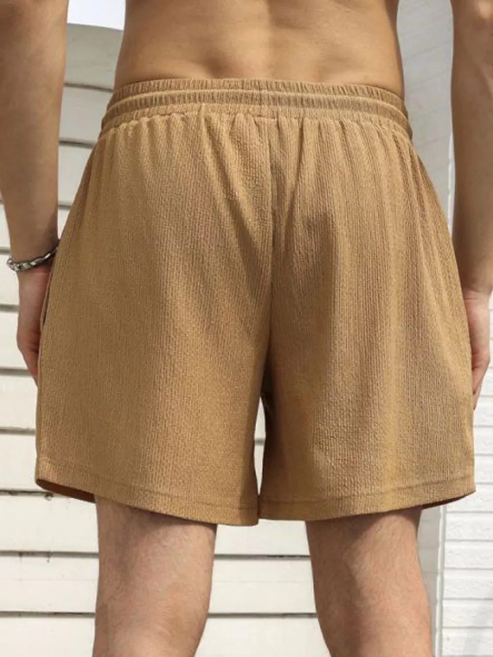 Men's Drawstring Shorts with Pockets, image 7