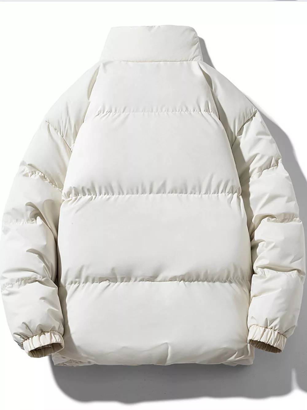 Men's Plus Size Zip Up Sherpa Lined Puffer Jacket, image 6