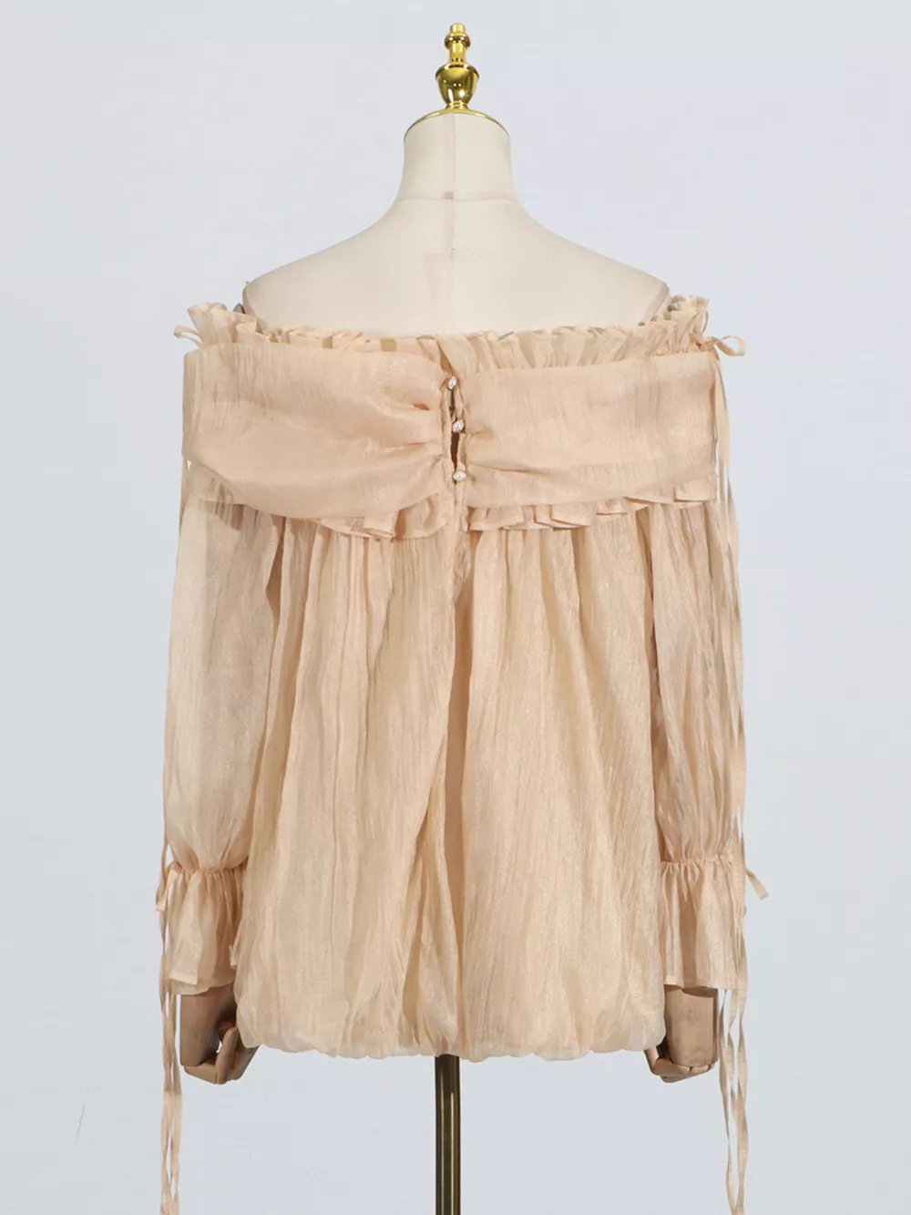 Ruffle Off-Shoulder Flounce Sleeve Blouse, image 14
