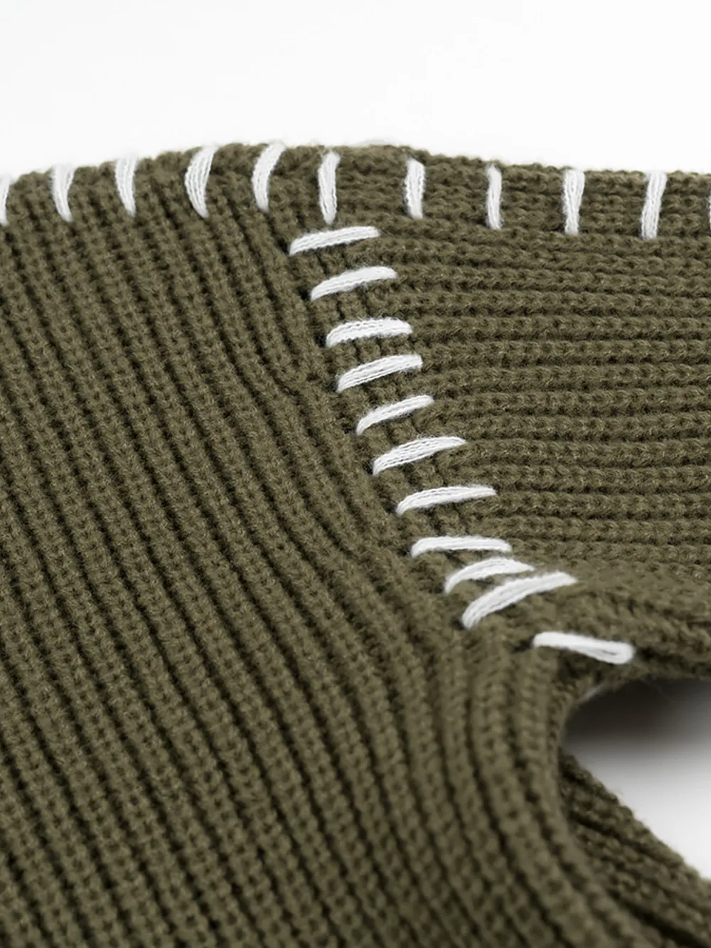 Contrast Mock Neck Long Sleeve Sweater, image 11