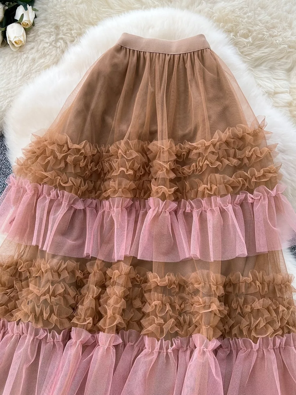 Ruffle Tulle Skirt, image 4